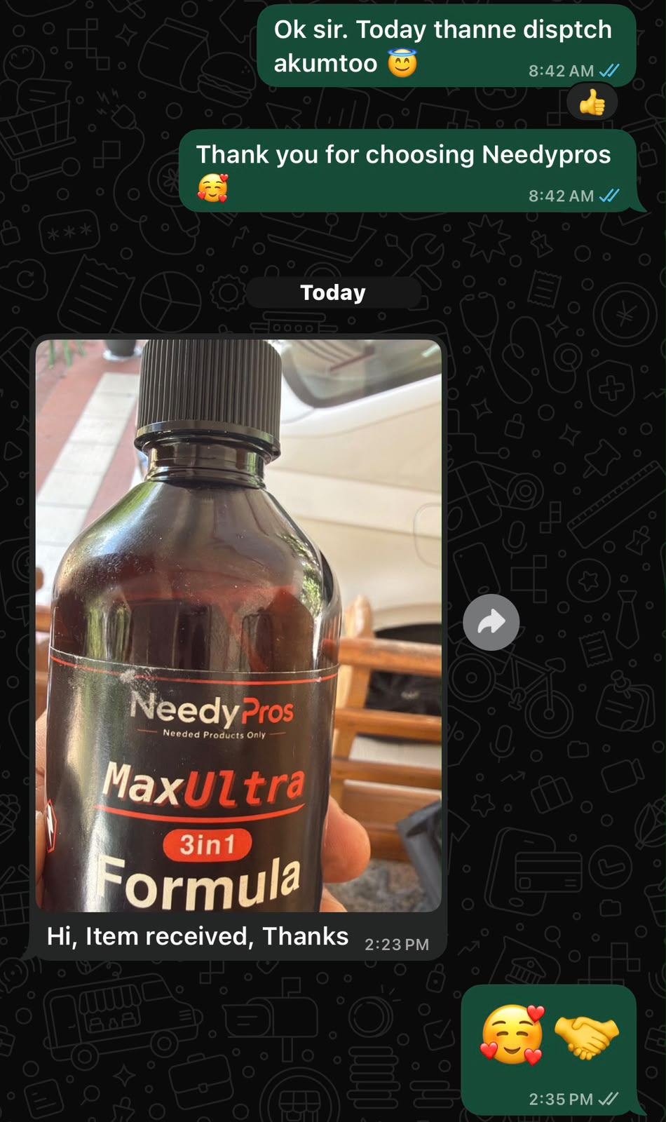 Photo accompanying a customer review